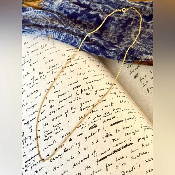 Italian pure 14k gold 18” chain - Picture 3 of 7